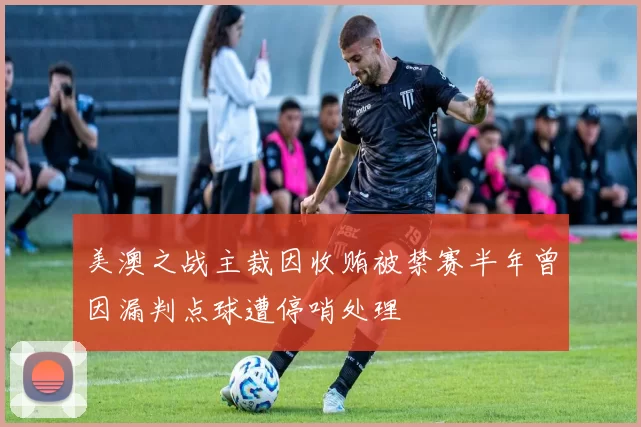 美澳之战主裁因收贿被禁赛半年曾因漏判点球遭停哨处理